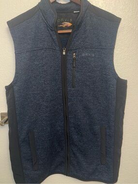 Orvis Men's Dark Navy Fleece Vest